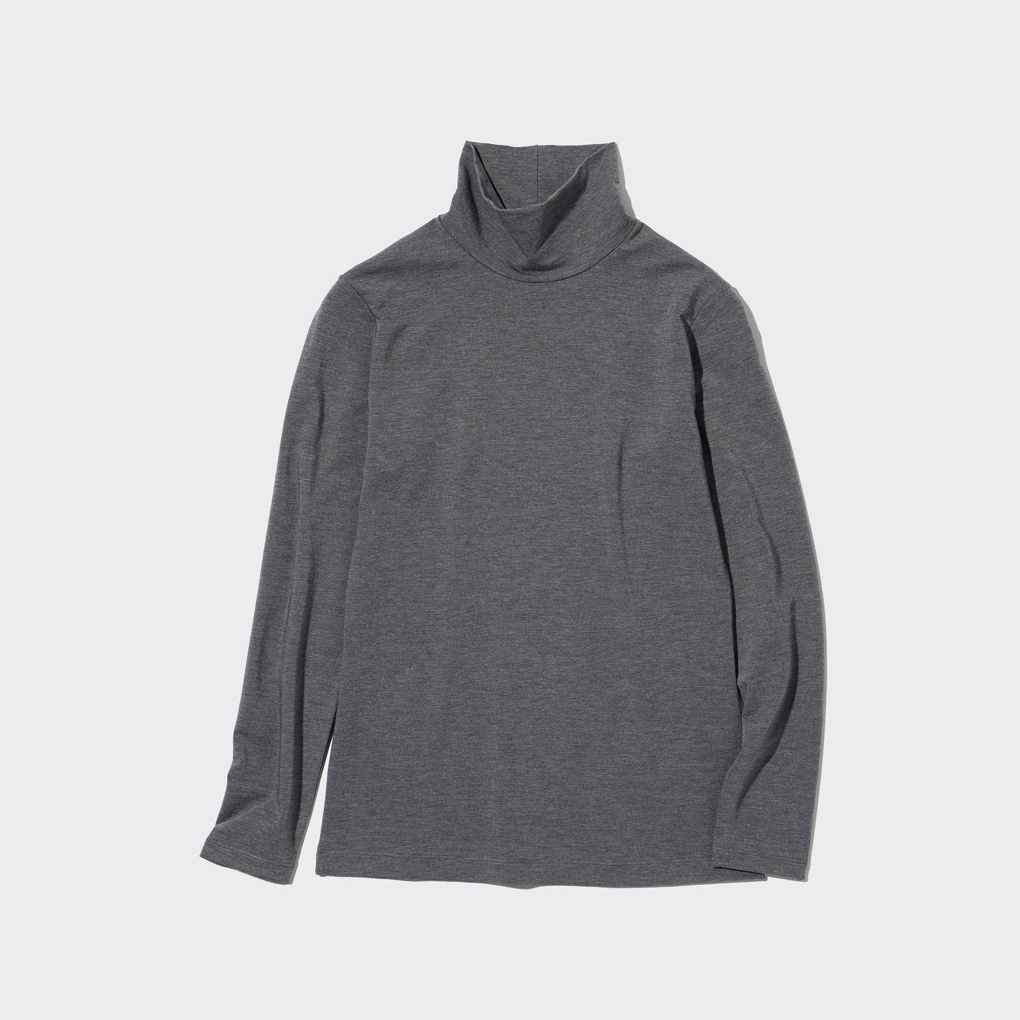 HEATTECH Extra Warm Cotton Turtleneck Long Sleeved Thermal Top | UNIQLO