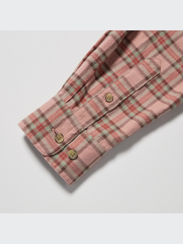 Flannel Checked Long-Sleeve Shirt