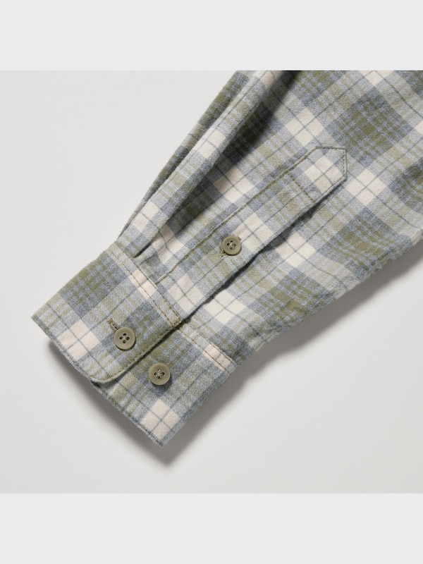 Flannel Checked Long-Sleeve Shirt
