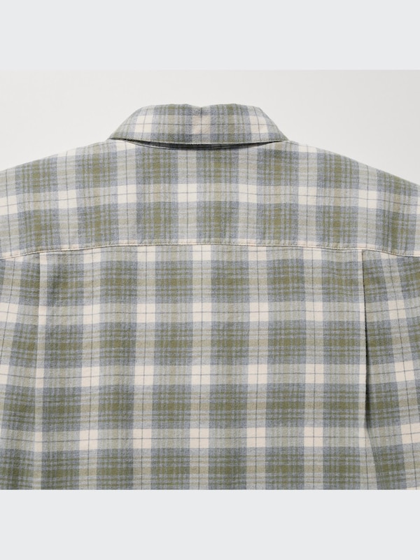 Flannel Checked Long-Sleeve Shirt