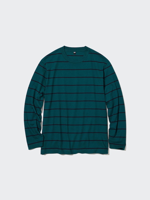 Striped Crew Neck Long Sleeve T-Shirt