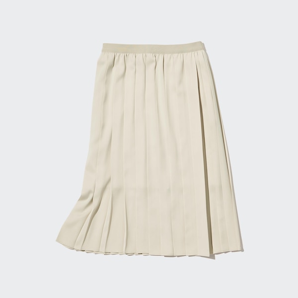 Satin Pleated Skirt | UNIQLO US