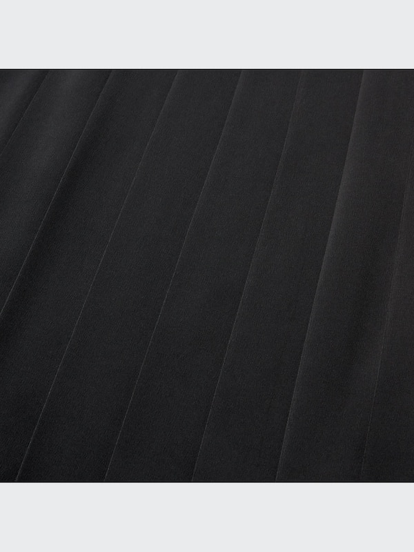 Satin Pleated Skirt