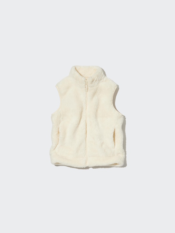 FLUFFY YARN FLEECE VEST
