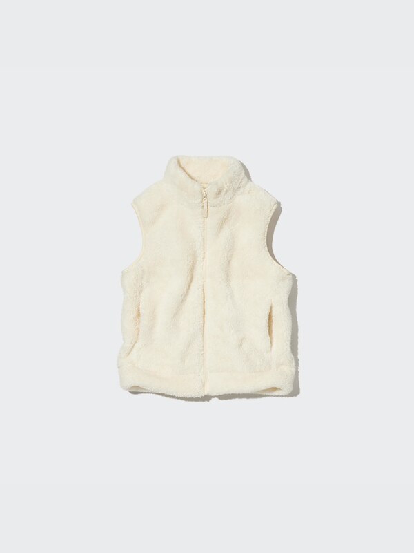 Fluffy Yarn Fleece Vest