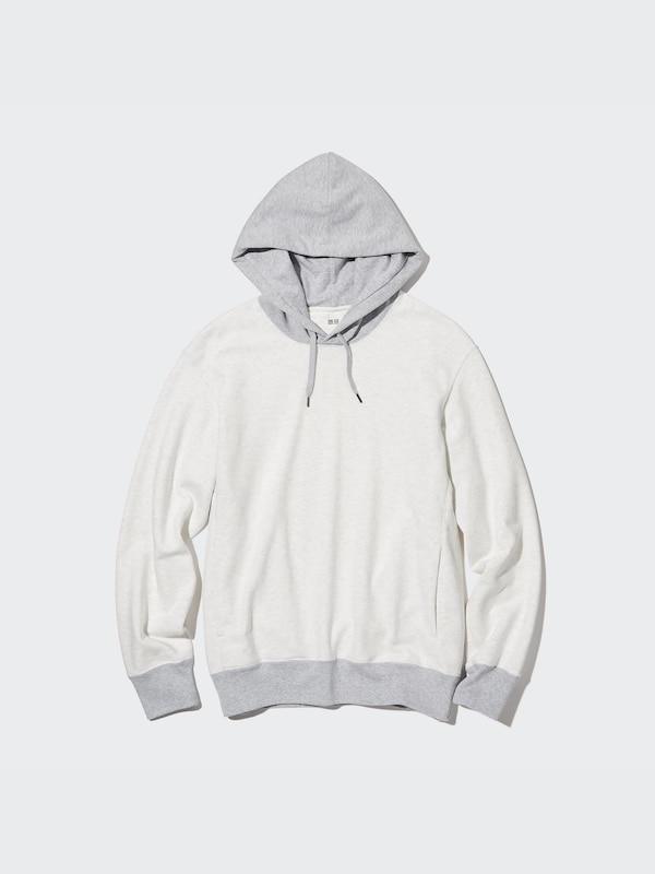 Sweat Pullover Long-Sleeve Hoodie (Color Block)
