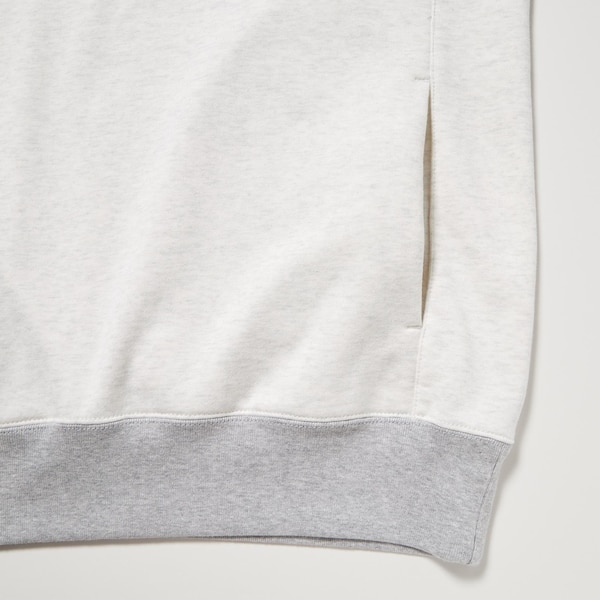 Sweat Pullover Long-Sleeve Hoodie (Color Block) | UNIQLO US