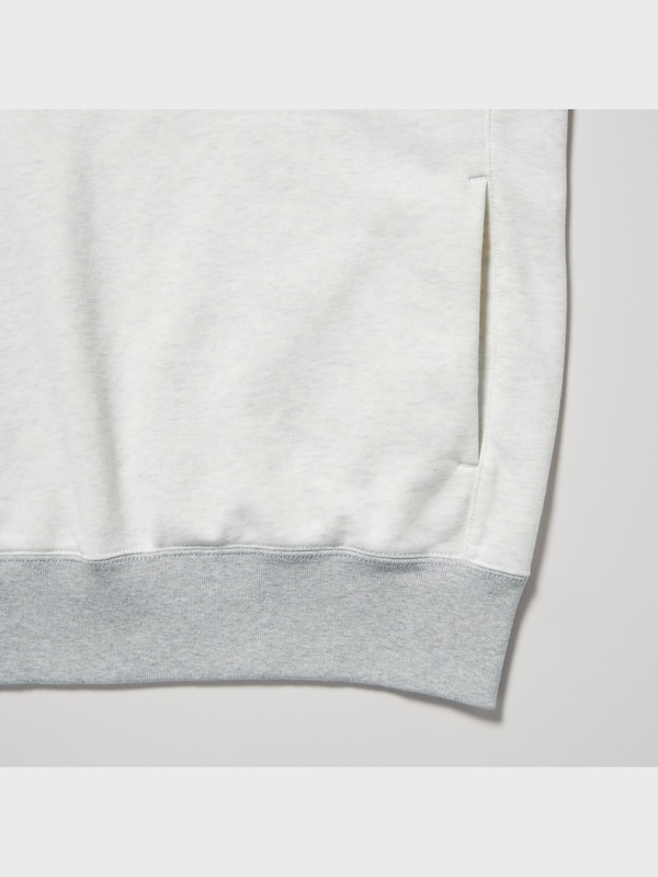 Sweat Long-Sleeve Pullover Hoodie (Color Block)