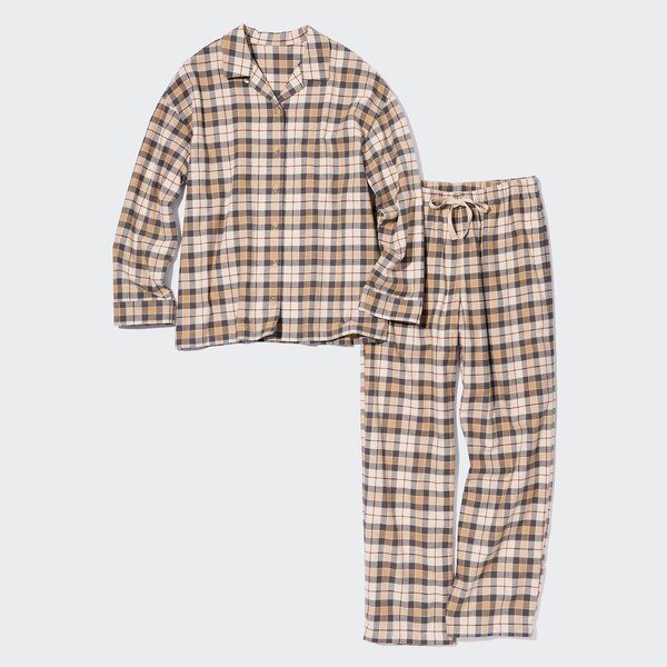 Flannel Long-Sleeve Pajamas | UNIQLO US