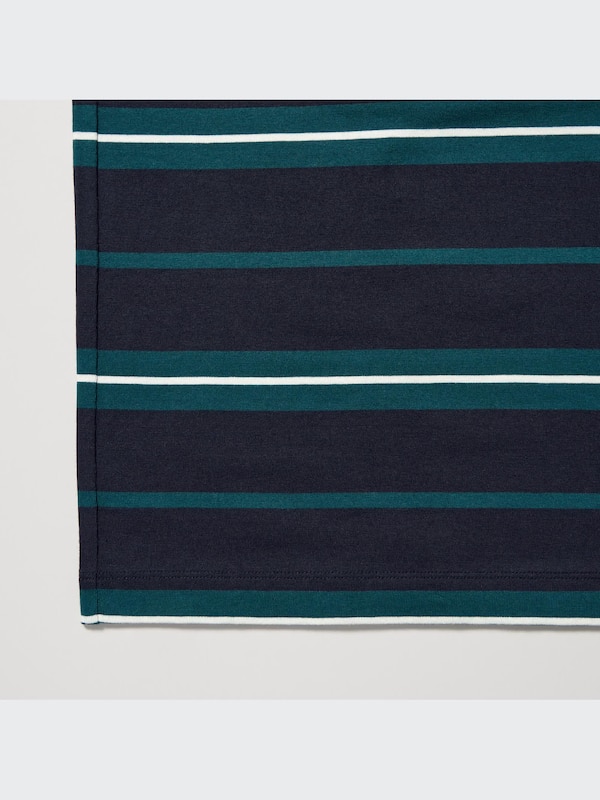 Striped Crew Neck Long-Sleeve T-Shirt