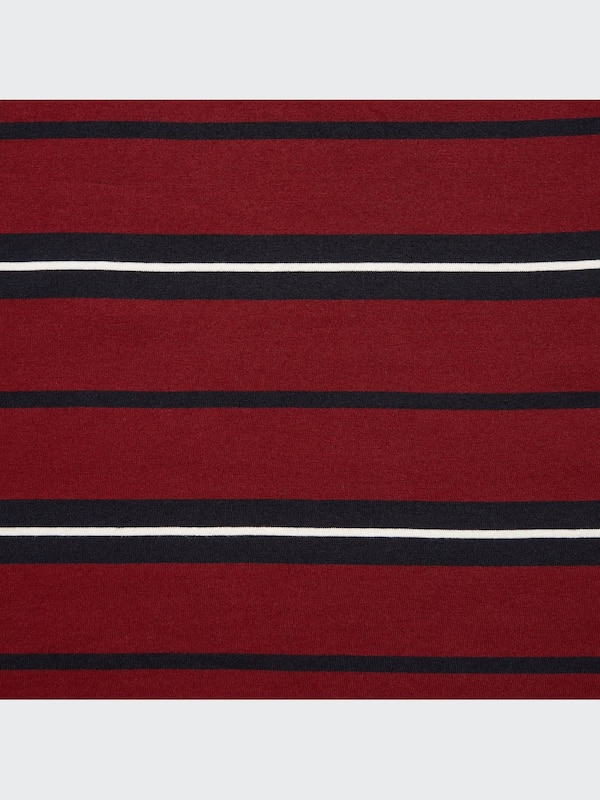 Striped Crew Neck Long-Sleeve T-Shirt