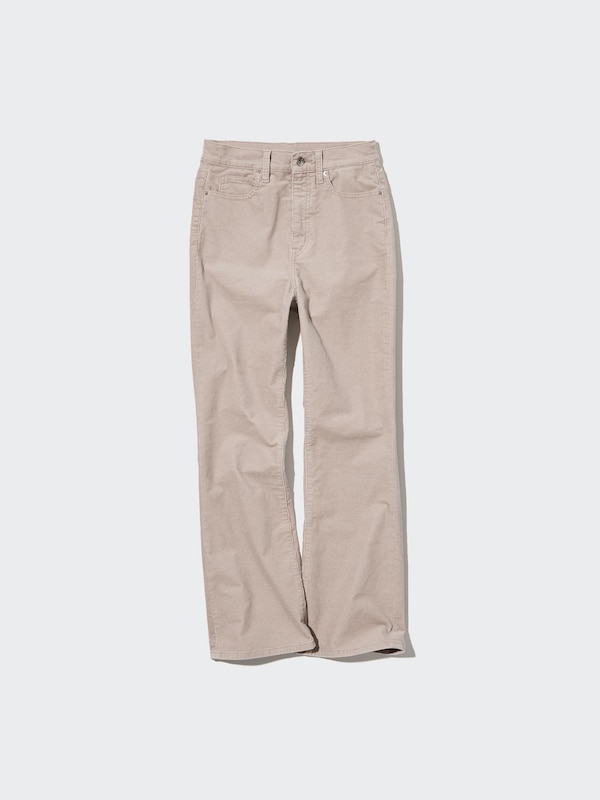 Corduroy Slim Flared Pants