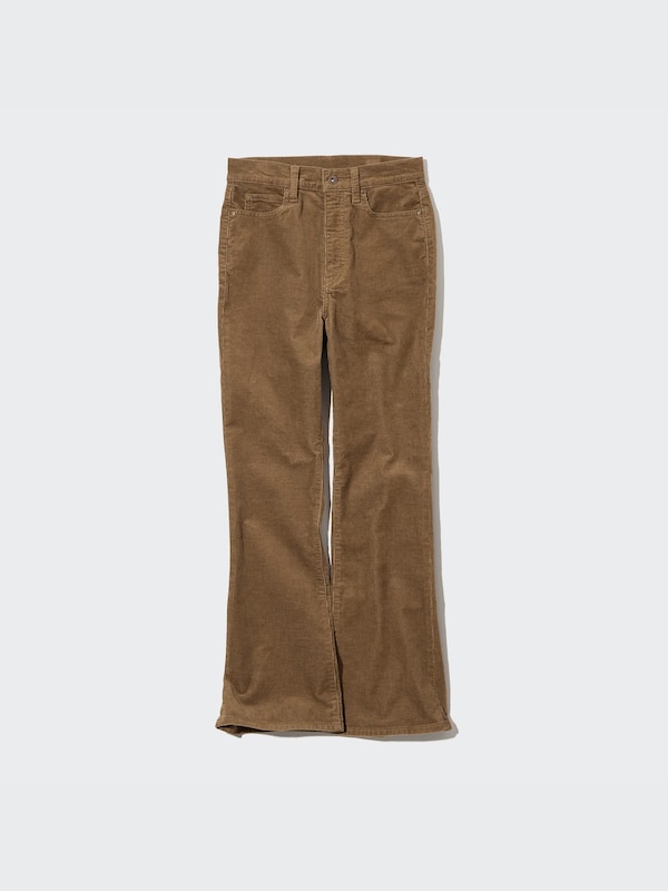 Corduroy Slim Flared Pants
