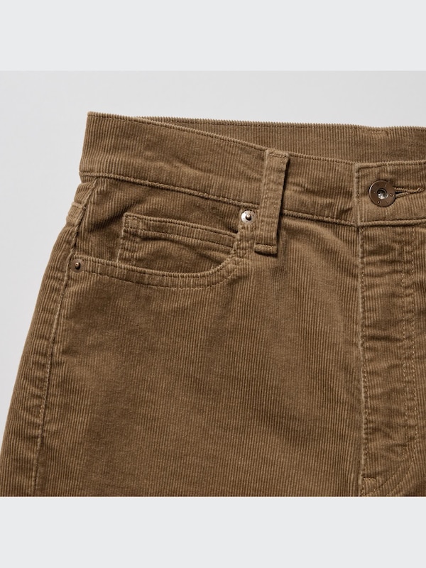 Corduroy Slim Flared Pants