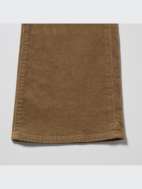 Corduroy Slim Flared Pants