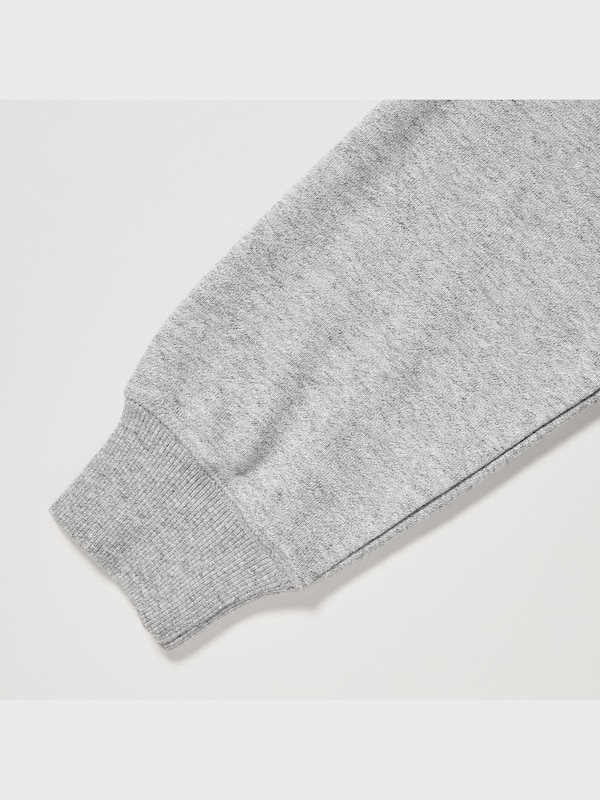 Pile-Lined Sweat Long-Sleeve Full-Zip Hoodie