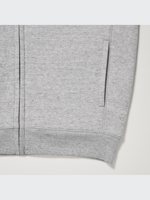Pile-Lined Sweat Long-Sleeve Full-Zip Hoodie