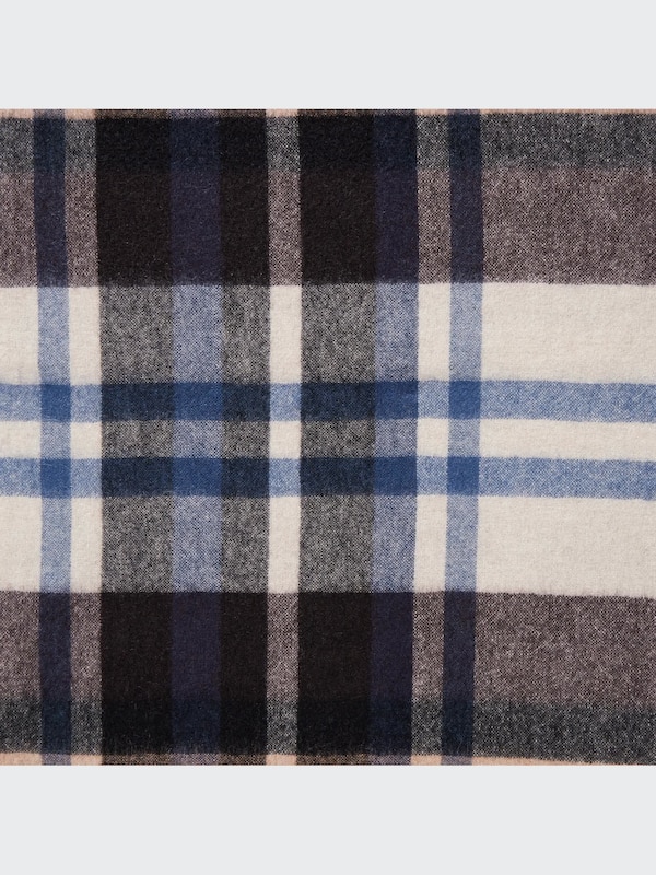 Cashmere scarf (checked)