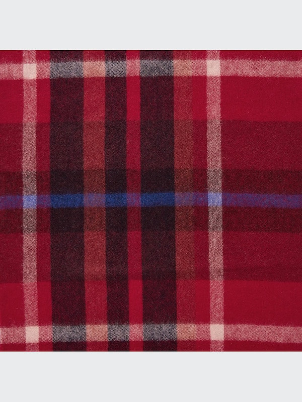 Cashmere scarf (checked)