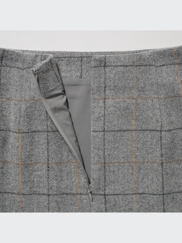 Wool Blend Mini Skirt
