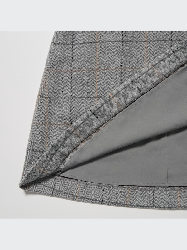 Wool Blend Mini Skirt