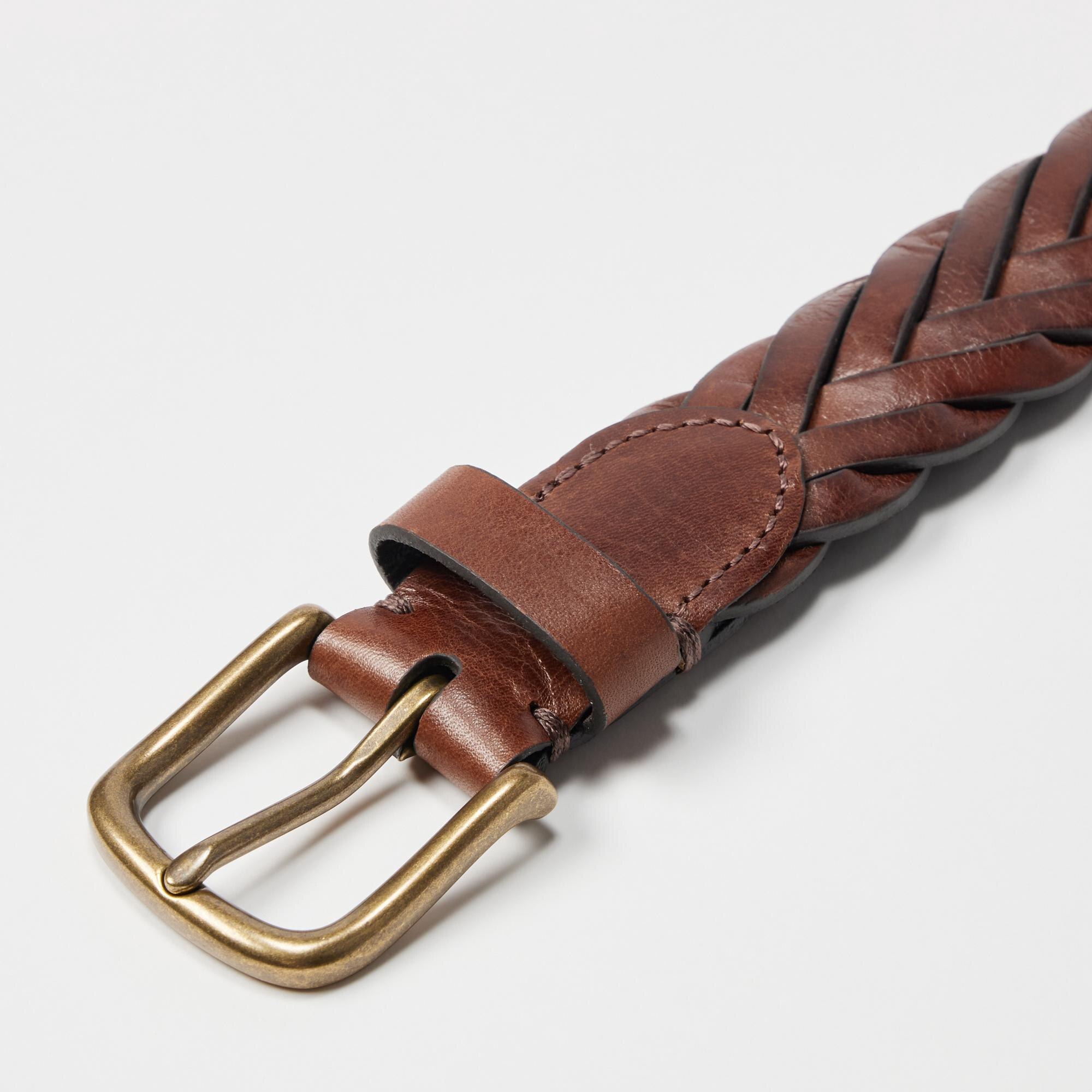 Leather Wide Mesh Belt | UNIQLO GB