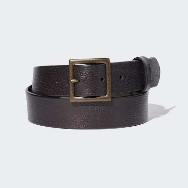 Italian Leather Vintage Belt | UNIQLO US