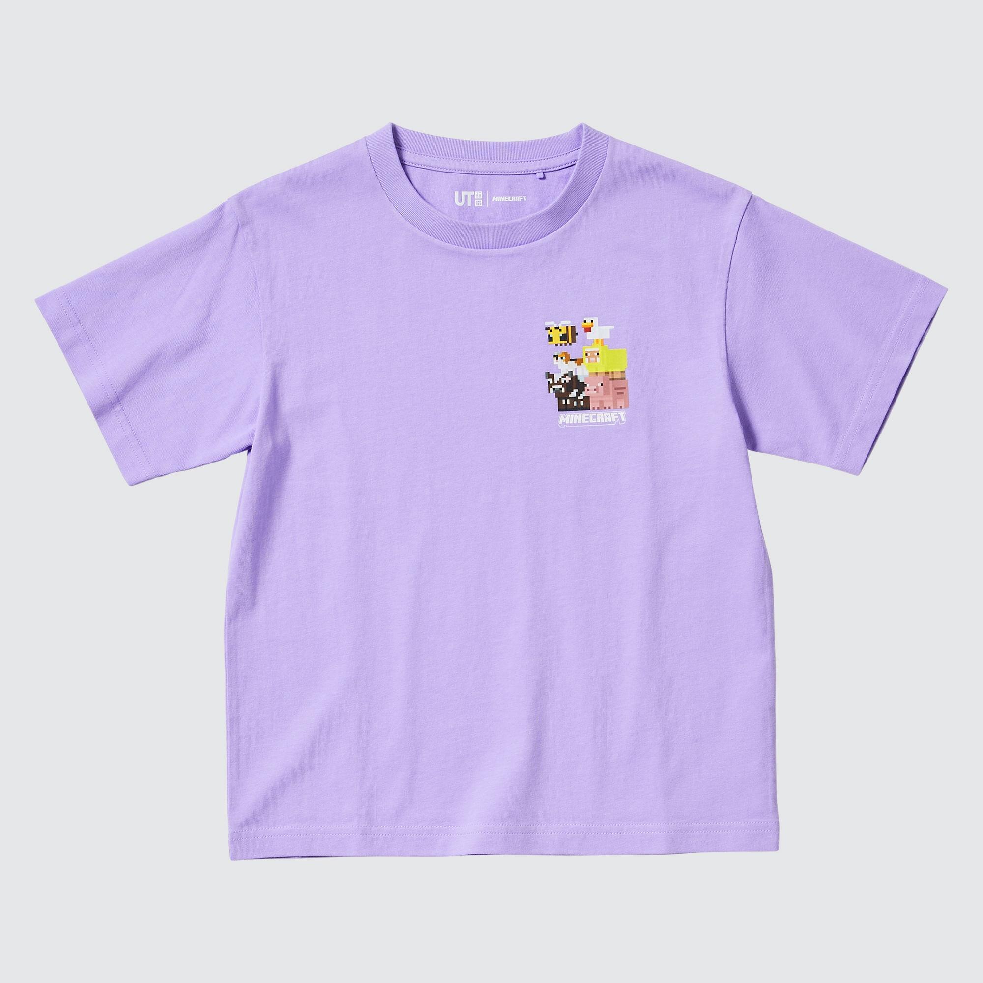 Tee shirt minecraft online enfant