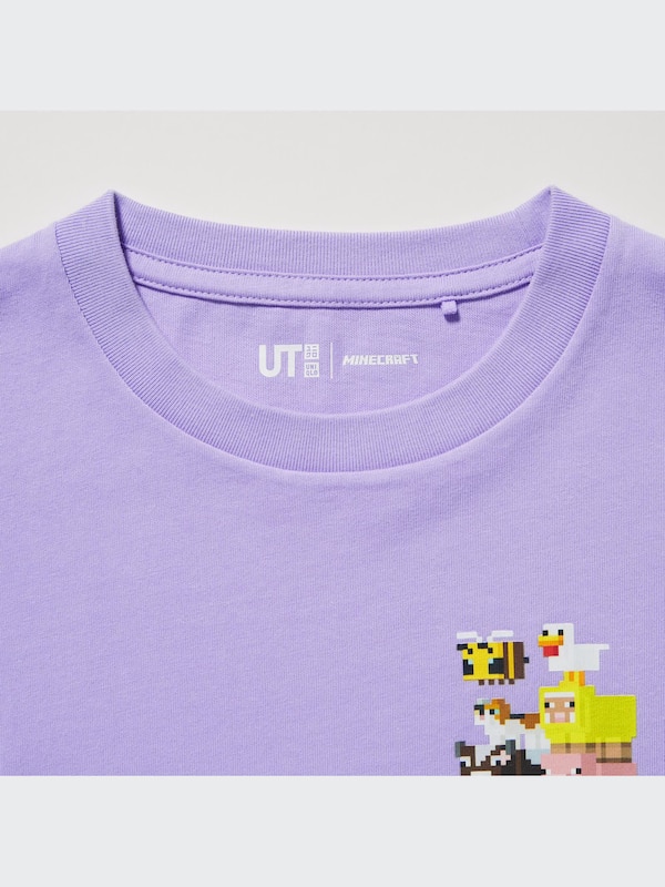 Minecraft UT Camiseta Estampado Gráfico Niños