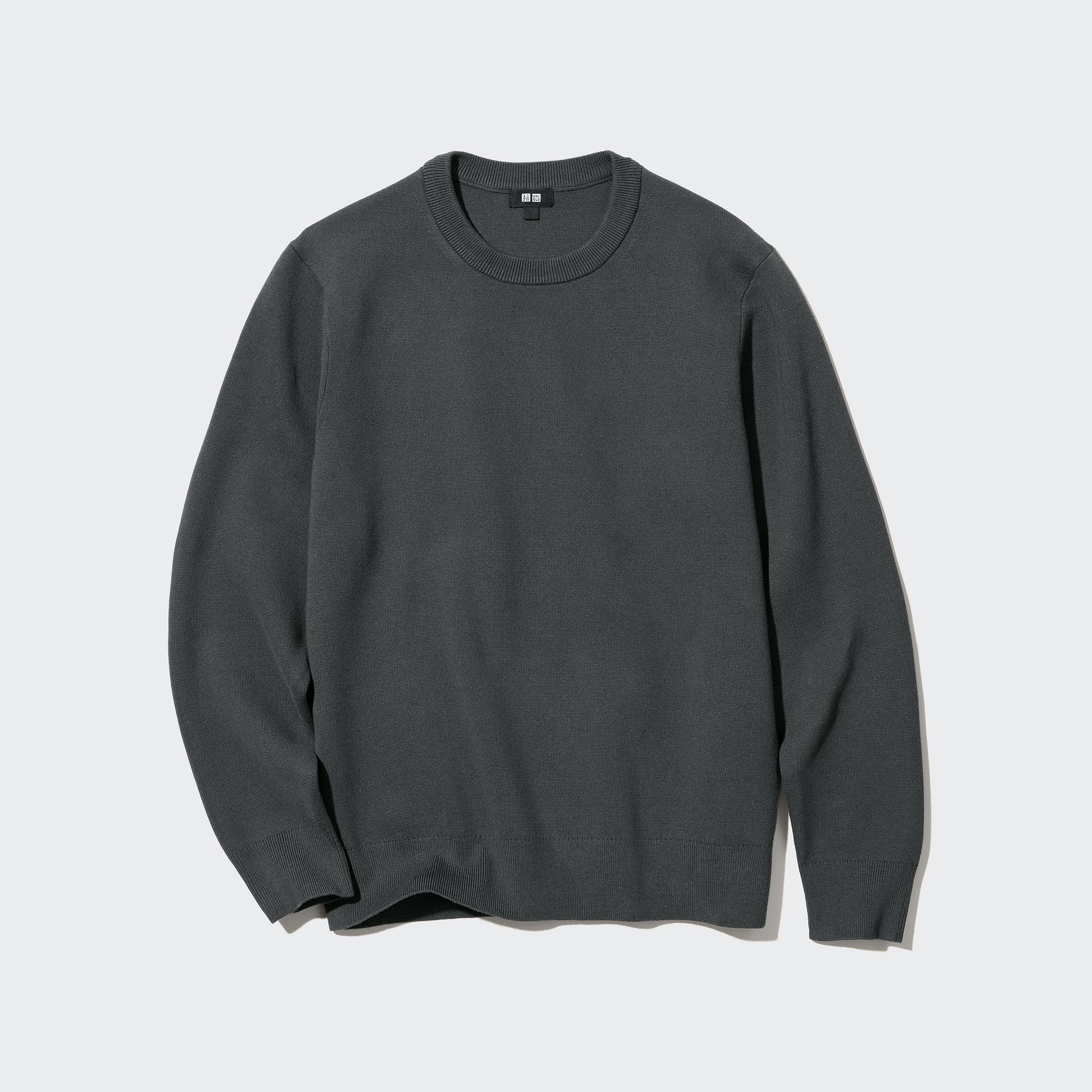 WASHABLE MILANO RIBBED CREW NECK SWEATER