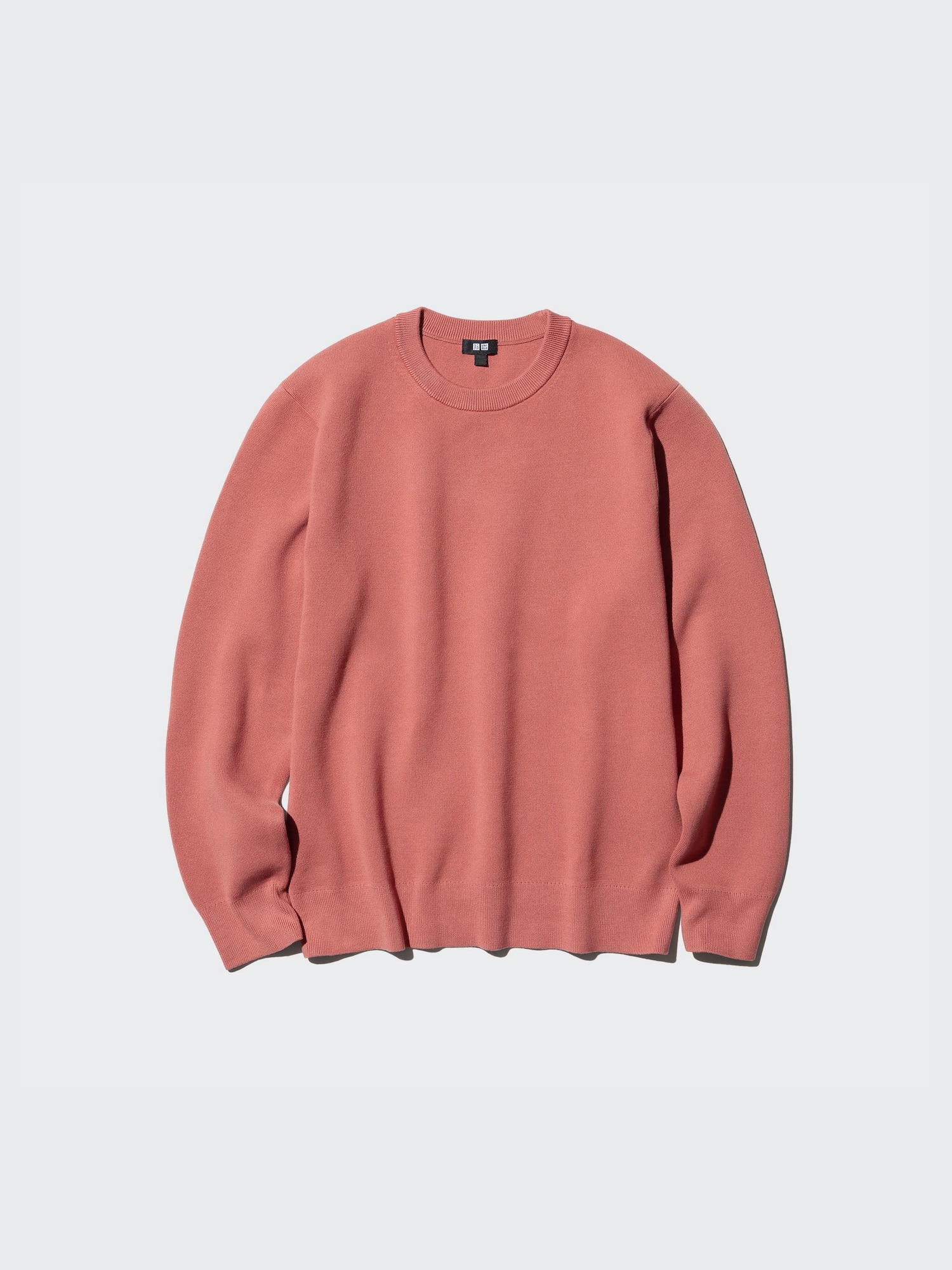 Unisex WASHABLE MILANO RIBBED CREW NECK SWEATER | UNIQLO CA L