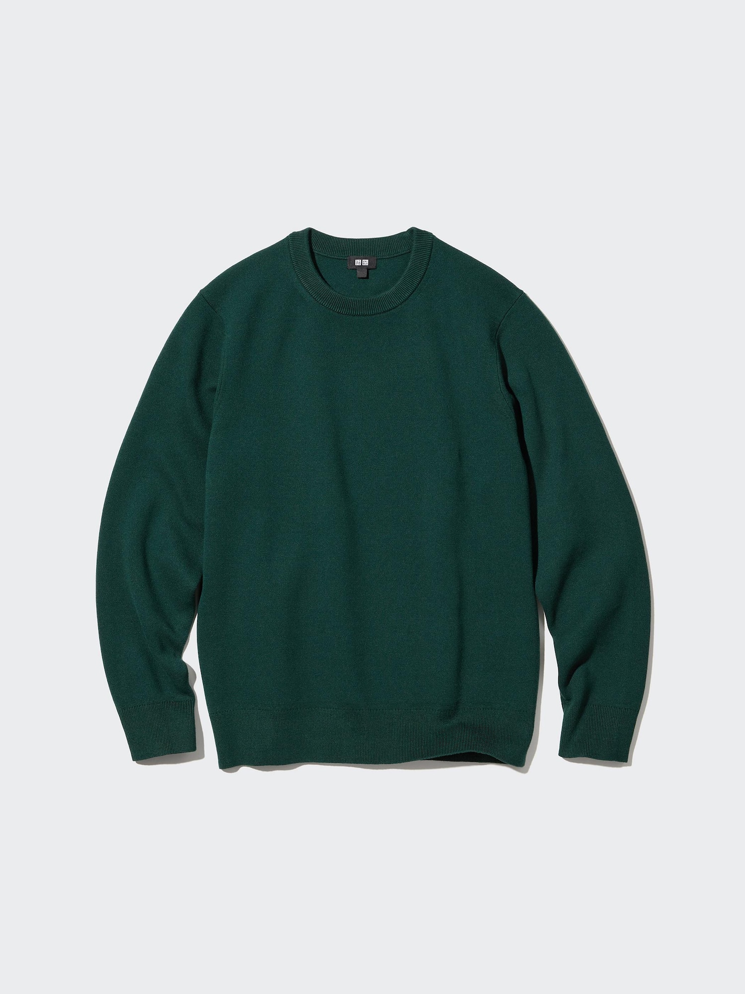 everyone milano rib knit crew sweater (NAVY) | everyone