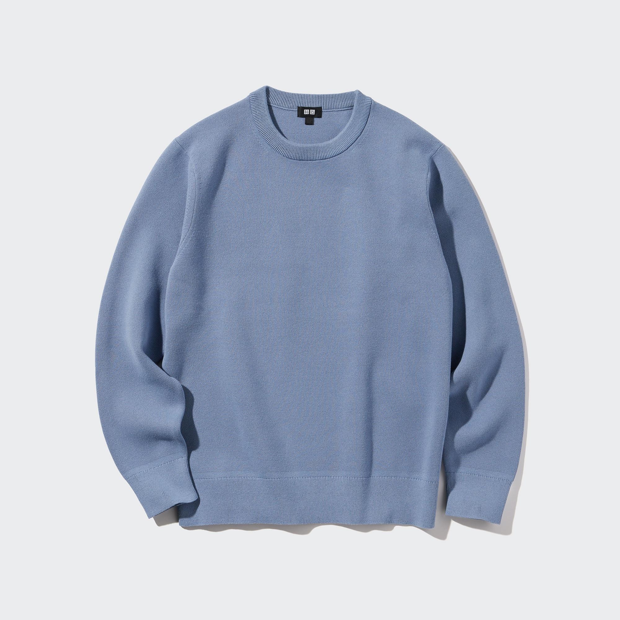 WASHABLE MILANO RIBBED CREW NECK SWEATER