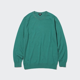 Washable Cotton Crew Neck Sweater