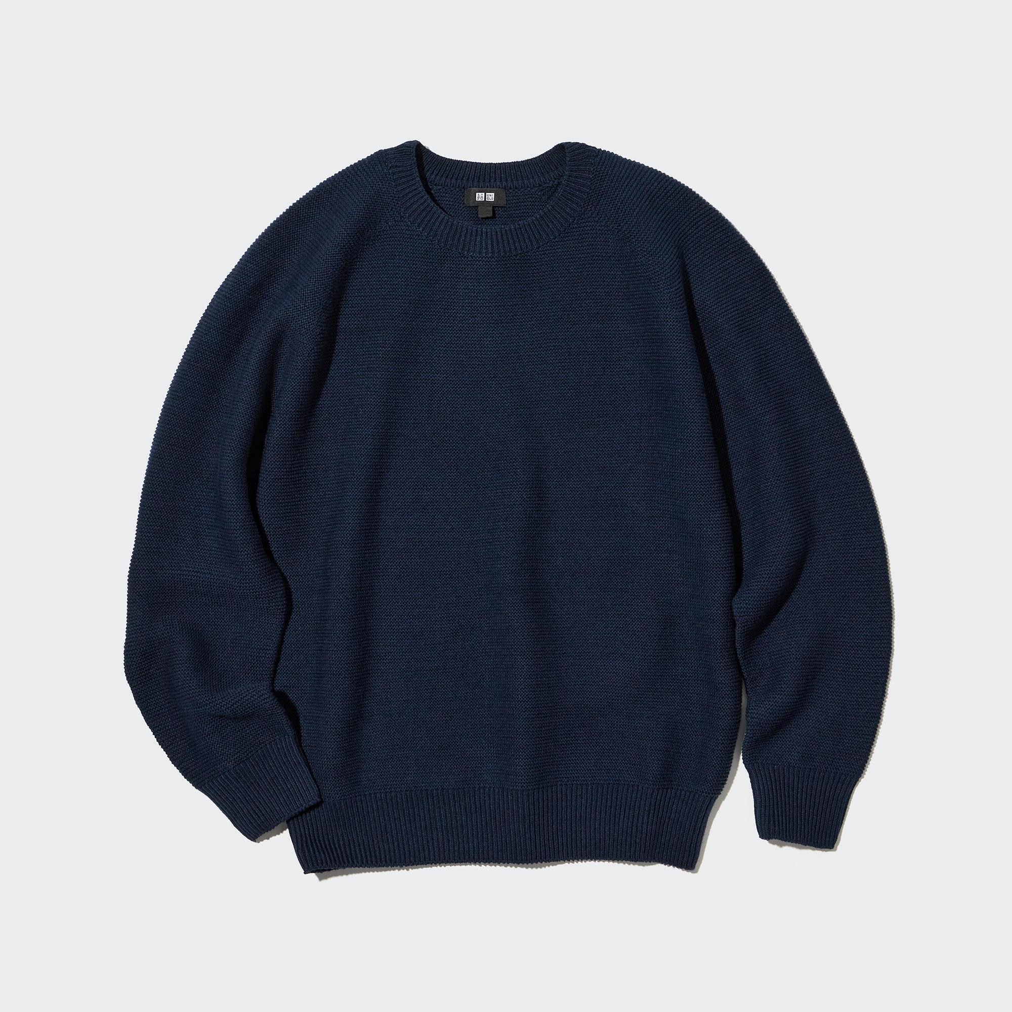 MEN'S 3D KNIT CREW NECK SWEATER | UNIQLO CA