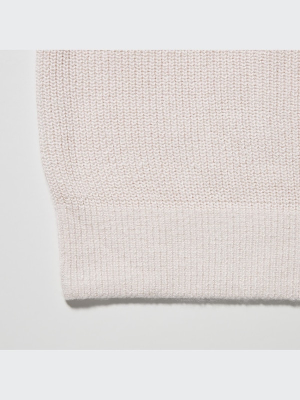 Middle Gauge Mock Neck Long-Sleeve Sweater