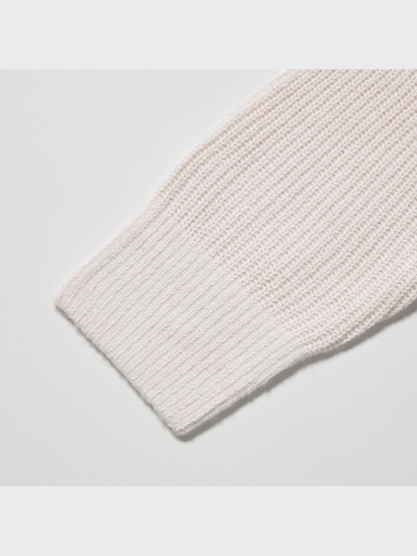 Middle Gauge Mock Neck Long-Sleeve Sweater