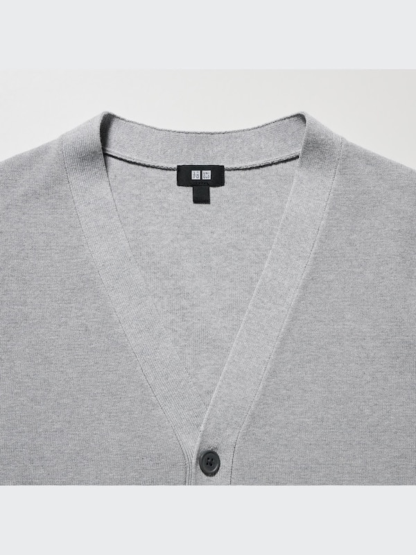 Washable Milano Ribbed V-Neck Cardigan