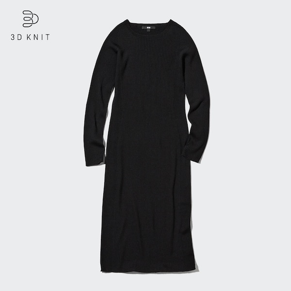 Uniqlo Knit Dress Cardigan Uniqlo 3d Knit Dress Uniqlo Merino Blend Ribbed  Knit