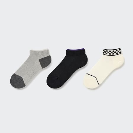 Kids Layered Short Socks (Three Pairs)