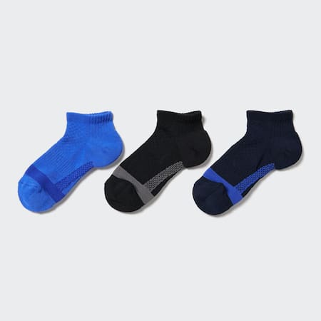 Kids Arch Support Short Socks (Three Pairs)