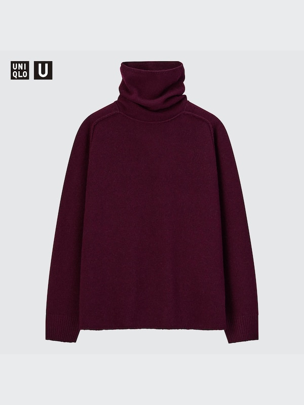 U Premium Lambswool Turtleneck Sweater Uniqlo Us 9729