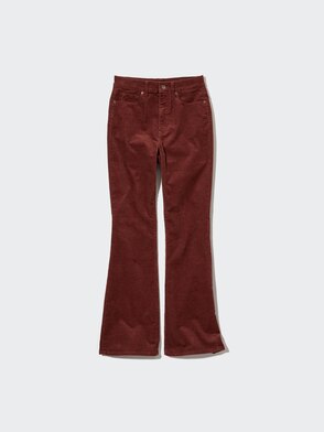 CORDUROY SLIM FLARED PANTS (TALL)