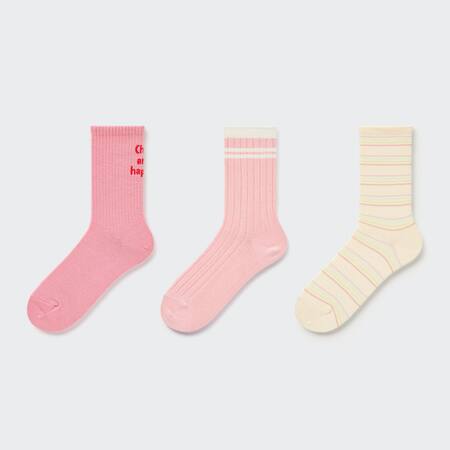 Girls Regular Socks (Three Pairs)