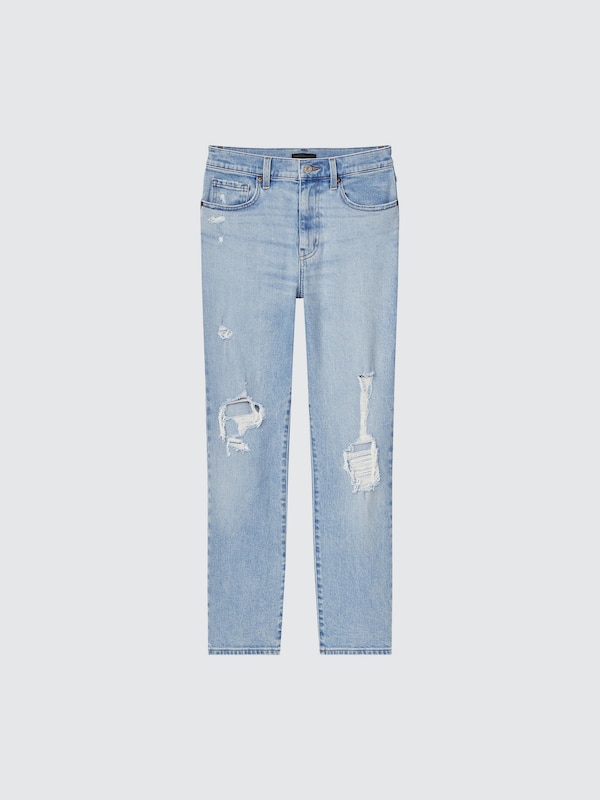 Women's SLIM STRAIGHT HIGH RISE ANKLE JEANS UNIQLO CA