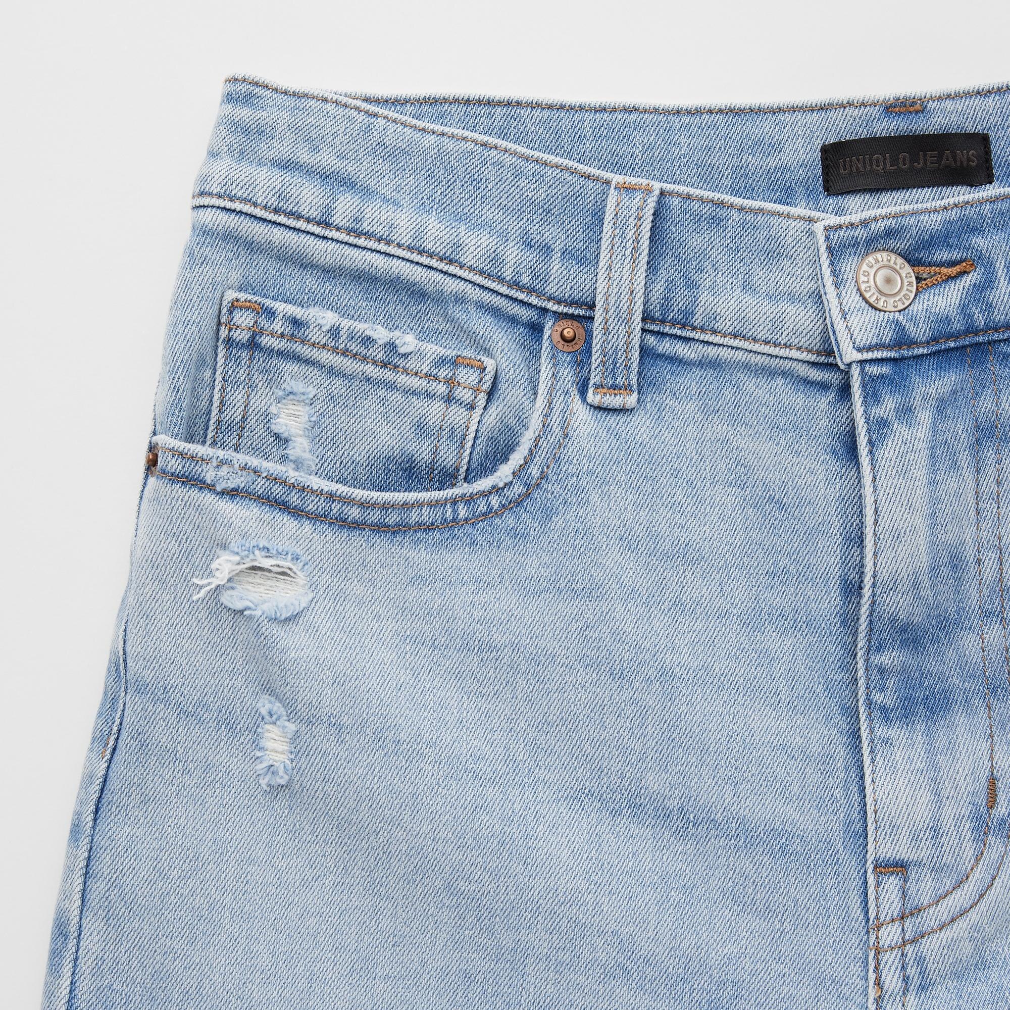 Uniqlo light blue store jeans