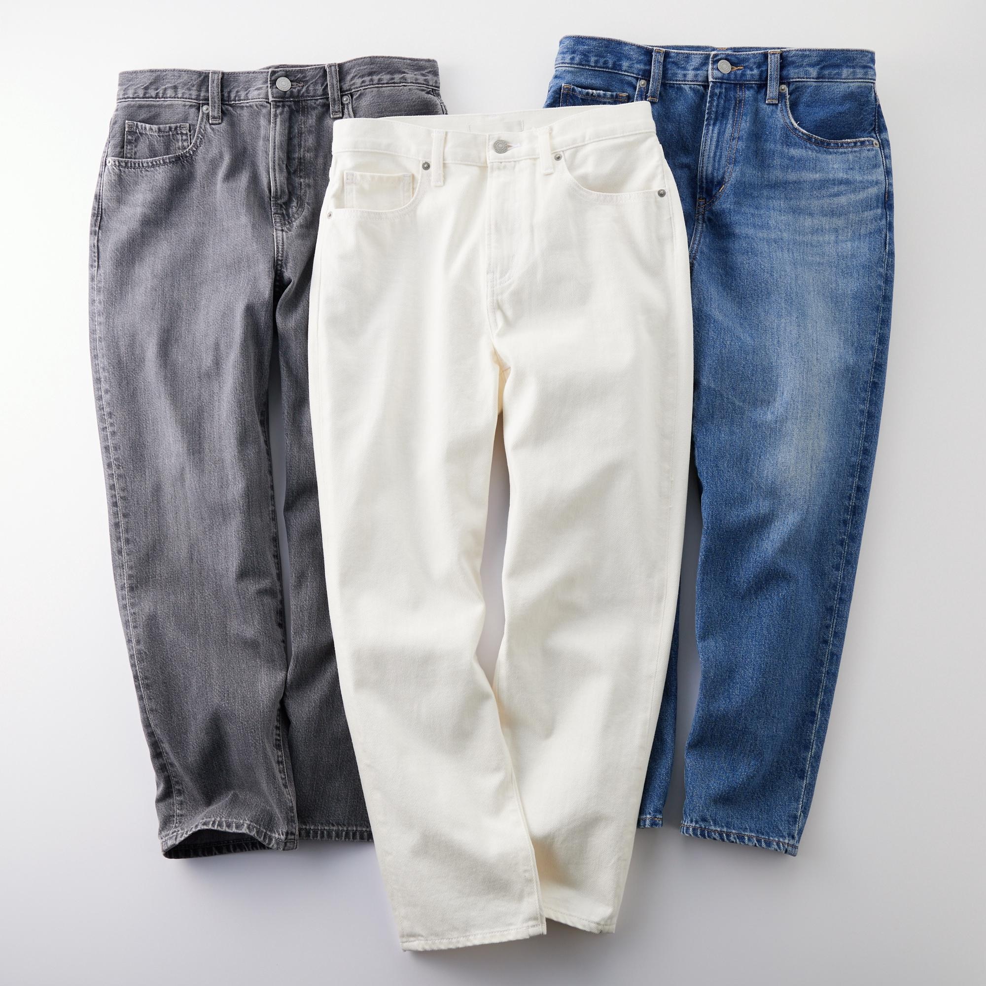 BOYFRIEND TAPERED JEANS (ANKLE LENGTH)