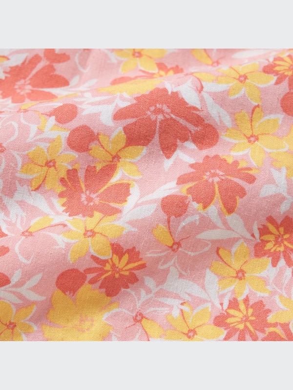 Mädchen Gemusterte Leinenmix Easy Shorts