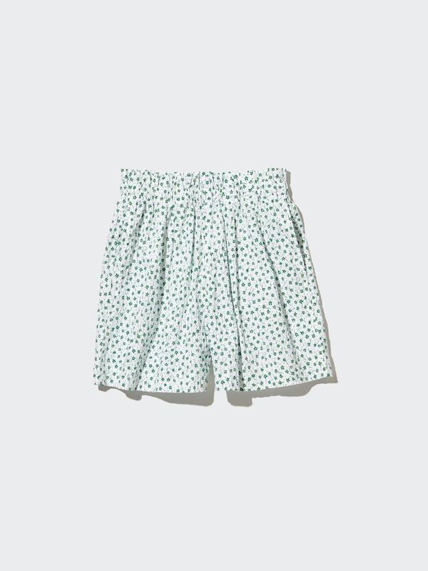 Short Easy en crêpe à motif fleuri