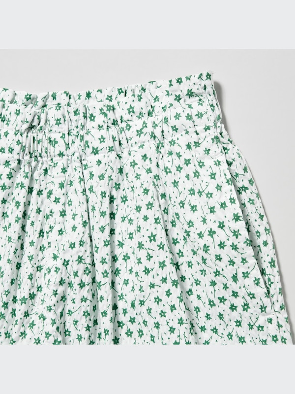 Short Easy en crêpe à motif fleuri
